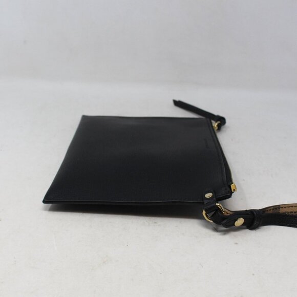 Burberry #DDZ2B3 Leather Wristlet Pouch - Picture 3 of 8
